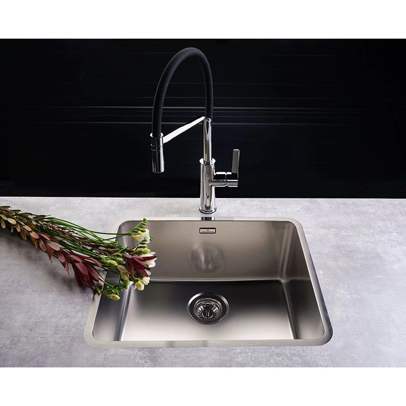 Reginox Kansas 50 X 40 Elite Integrated Stainless Steel Kitchen Sink - KANSAS 50X40 L 1 Reginox Kansas 50 X 40 Elite Integrated Stainless Steel Kitchen Sink - KANSAS 50X40 L
