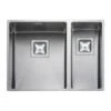 Rangemaster Atlantic Kube 1.5 Bowl Stainless Steel Kitchen Sink - KUB3418R/