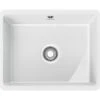 Franke Kubus 1 Bowl Undermount Ceramic Kitchen Sink KBK 110-50 - White - 126.0438.483