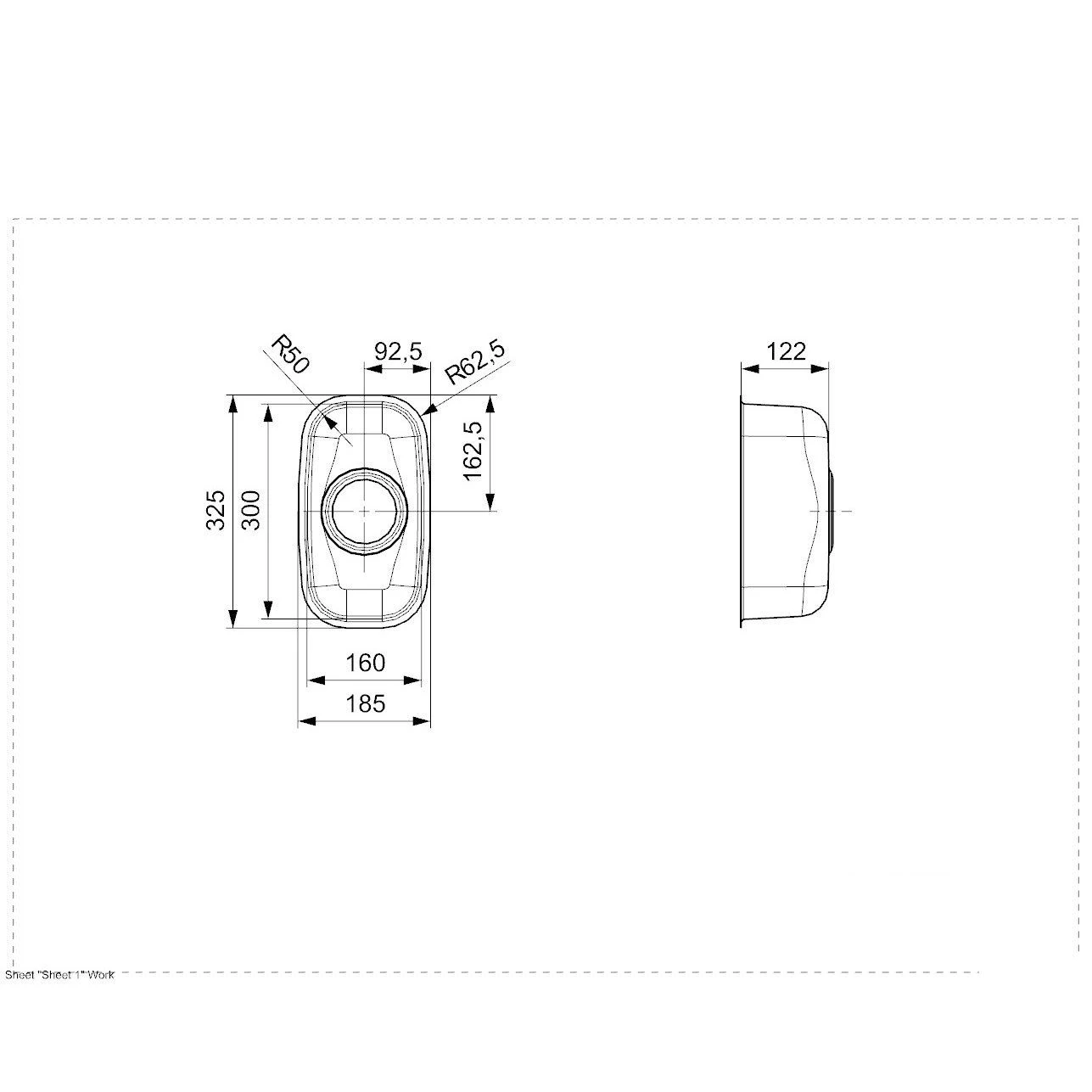 Reginox L183016 KG Comfort Integrated Kitchen Sink - L18 3016 OKG 1 Reginox L183016 KG Comfort Integrated Kitchen Sink - L18 3016 OKG