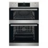 AEG DEB331010M Built-In Double Electric Oven - Stainless Steel