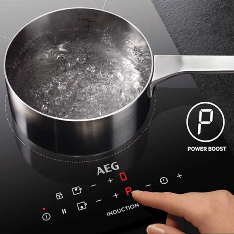 AEG IKE84441FB 80cm Induction Hob - Black 2 AEG IKE84441FB 80cm Induction Hob - Black - Image 2