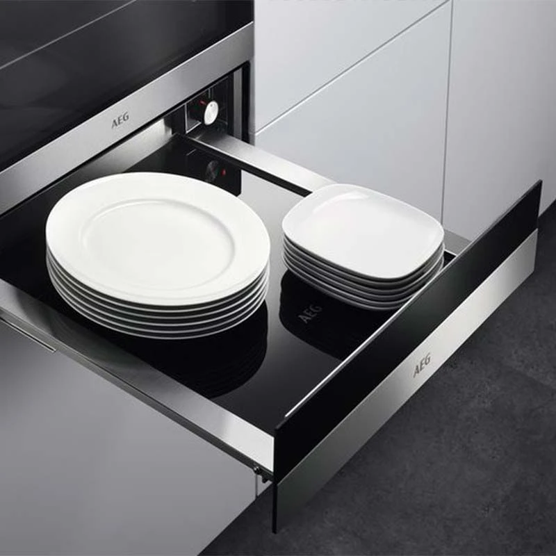 AEG KDK911424M 14cm Warming Drawer - Black Glass & Stainless Steel 2 AEG KDK911424M 14cm Warming Drawer - Black Glass & Stainless Steel - Image 2