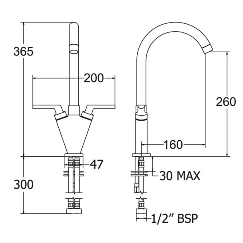 Deva By Methven Lever Mono Sink Kitchen Mixer Tap - Chrome - LEV104 2 Deva By Methven Lever Mono Sink Kitchen Mixer Tap - Chrome - LEV104 - Image 2