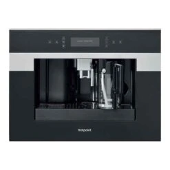 Hotpoint CM 9945 H 1.8L Coffee Machine - Dark Grey Glass