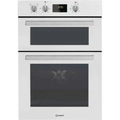 Indesit IDD 6340 WH Built-In Double Electric Oven - White