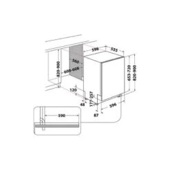 Indesit DIO 3T131 FE UK Fully Integrated 14 Place Dishwasher - White 8 Indesit DIO 3T131 FE UK Fully Integrated 14 Place Dishwasher - White -Blanco Shop l i lin6108 2