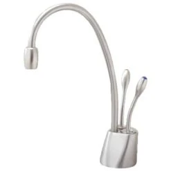 InSinkErator HC1100 Steaming Hot/Cold Kitchen Tap (Tap Only) - Brushed Steel - 44318B
