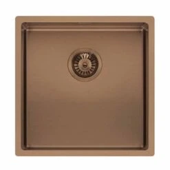 Reginox Miami 1 Bowl Integrated Sink - Copper - MIAMI 40X40 COPPER