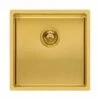 Reginox Miami 1 Bowl Integrated Sink - Gold - MIAMI 40X40 GOLD