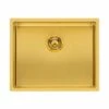 Reginox Miami 1 Bowl Integrated Sink - Gold - MIAMI 50X40 GOLD