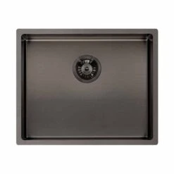 Reginox Miami 1 Bowl Integrated Sink - Gun Metal - MIAMI 50X40 GUNMETAL -Blanco Shop m i miami50x40gunmetal