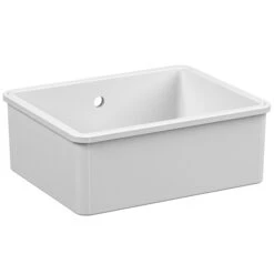 Reginox Mataro 1 Bowl Ceramic Kitchen Sink - White - MATARO II -Blanco Shop mataro1