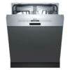 Neff N50 S145ITS04G Semi Integrated 12 Place 60cm Dishwasher With Home Connect - Stainless Steel