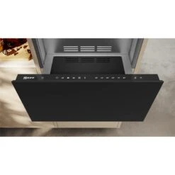 Neff N70 N34HA11G1B 29cm Built In Warming Drawer - Black With Graphite Grey Trim -Blanco Shop n e neff n70 n34ha11g1b 29cm warming drawer open
