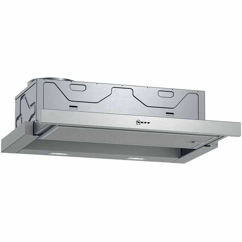 Neff N50 D46ED22N1B 60cm Telescopic Cooker Hood - Metallic Silver 1 Neff N50 D46ED22N1B 60cm Telescopic Cooker Hood - Metallic Silver