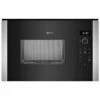 Neff N50 HLAWD53N0B Built-In Microwave - Black With Steel Trim