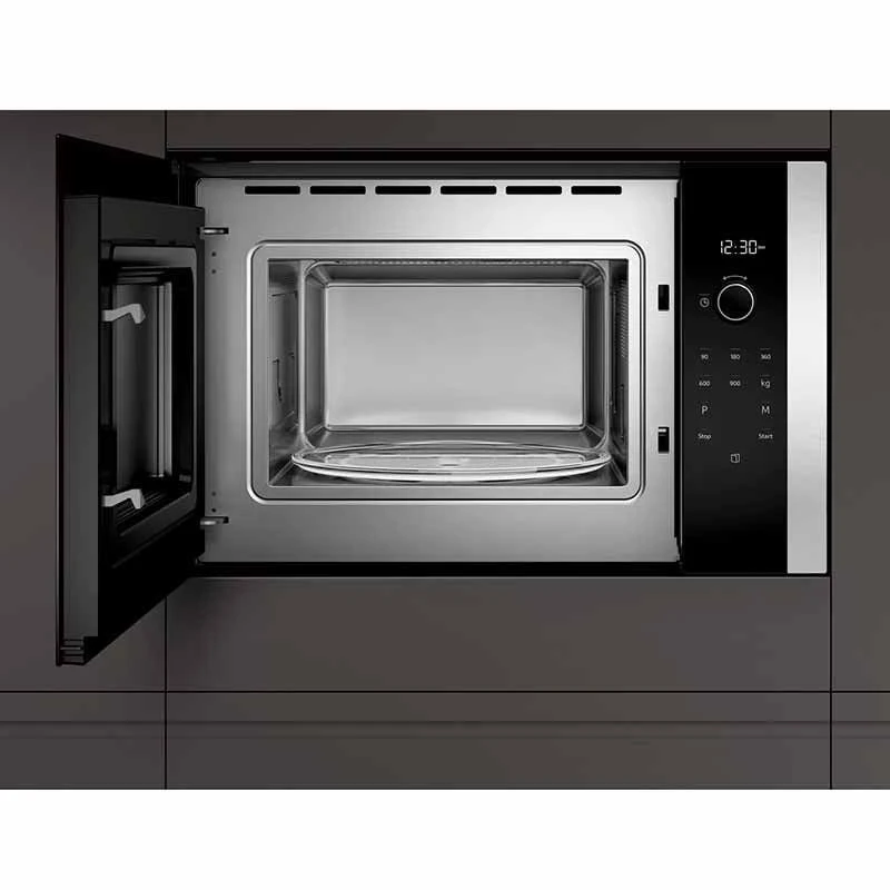 Neff N50 HLAWD53N0B Built-In Microwave - Black With Steel Trim 3 Neff N50 HLAWD53N0B Built-In Microwave - Black With Steel Trim - Image 3