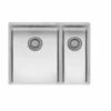 Reginox New York 1.5 Bowl Integrated Sink - NEW YORK 34X40+18X40