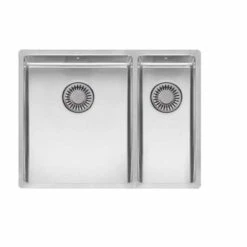 Reginox New York 1.5 Bowl Integrated Sink - NEW YORK 34X40+18X40