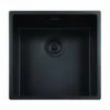 Reginox New York 1 Bowl Integrated Sink - Jet Black - NEW YORK 40X40 JB