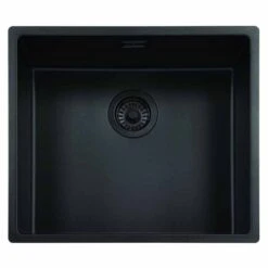 Reginox New York 1 Bowl Integrated Sink - Jet Black - NEW YORK 50X40 JB 6 Reginox New York 1 Bowl Integrated Sink - Jet Black - NEW YORK 50X40 JB -Blanco Shop n e newyork50x40jb
