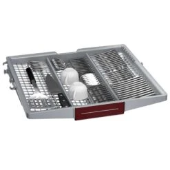 Neff N30 S153HCX02G F/I 60cm 14 Place Standard Dishwasher With Home Connect -Blanco Shop neff n30s153hcx02g cutlery utensils tray front view