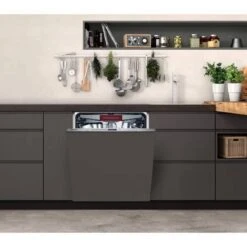 Neff N30 S153HCX02G F/I 60cm 14 Place Standard Dishwasher With Home Connect -Blanco Shop neff n30s153hcx02g lifestyle setup front view