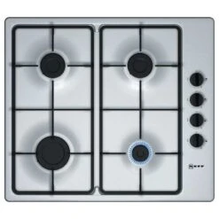 Neff N30 T26BR46N0 60cm Gas Hob - Stainless Steel - LNE12763