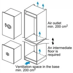 Neff N50 GI1216DE0 Built-In Low Frost Freezer - White -Blanco Shop neff n50gi1216de0 air flow installation guide