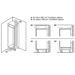 Neff N50 GI1216DE0 Built-In Low Frost Freezer - White -Blanco Shop neff n50gi1216de0 corner ventilation guide