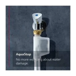 Neff N70 S187TC800E Built-In F/I 14 Place Dishwasher With Home Connect - Black 14 Neff N70 S187TC800E Built-In F/I 14 Place Dishwasher With Home Connect - Black -Blanco Shop neff n70s187tc800e aqua stop feature illustration