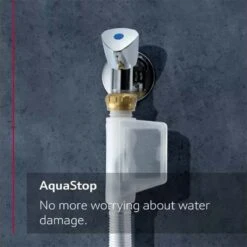 Neff N70 S187ZCX43G Fully Integrated 13 Place Dishwasher With Home Connect - Stainless Steel 18 Neff N70 S187ZCX43G Fully Integrated 13 Place Dishwasher With Home Connect - Stainless Steel -Blanco Shop neff n70s187zcx43g aqua stop feature front view