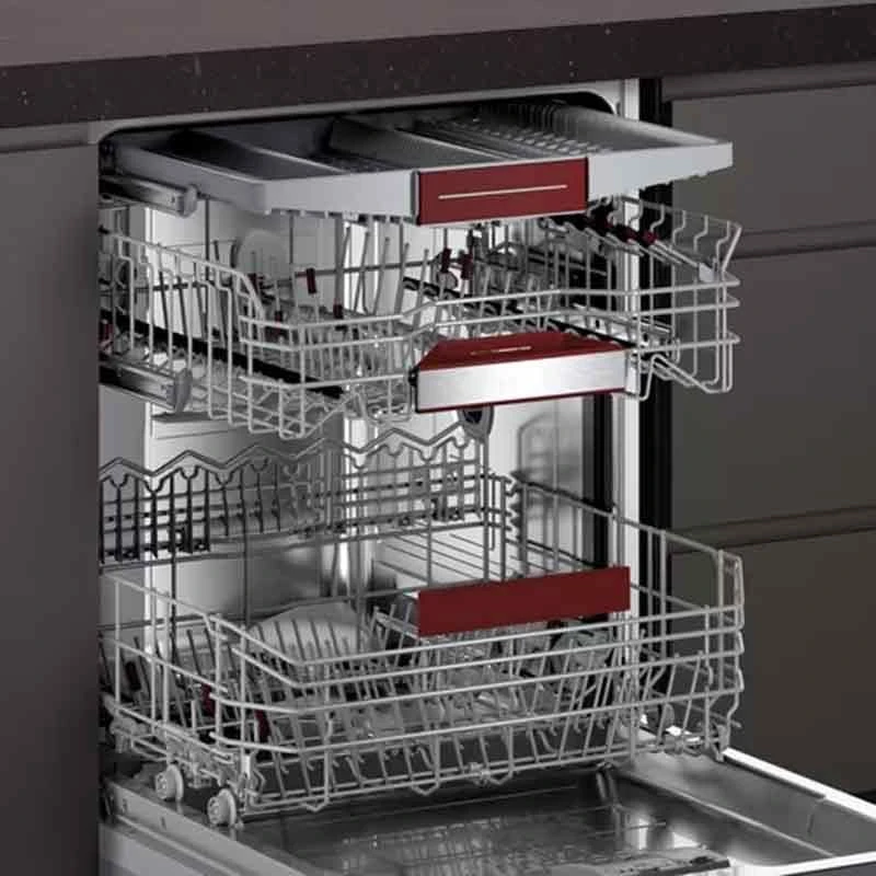 Neff N70 S187ZCX43G Fully Integrated 13 Place Dishwasher With Home Connect - Stainless Steel 7 Neff N70 S187ZCX43G Fully Integrated 13 Place Dishwasher With Home Connect - Stainless Steel - Image 7