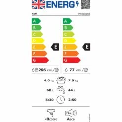 Neff V6320X2GB Built-In 7/4kg 1400rpm Washer Dryer - White - V6320X2GB 15 Neff V6320X2GB Built-In 7/4kg 1400rpm Washer Dryer - White - V6320X2GB -Blanco Shop neff v6320x2gb 5