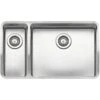 Reginox Ohio 18 X 40 + 50 X 40 Elite Integrated Kitchen Sink - Main Bowl Right - OHIO 18X40+50X40 L