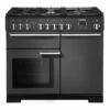 Rangemaster Professional Deluxe 100 Dual Fuel Cooker - Slate - PDL100DFFSL/C