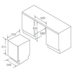 Prima F/I 12 Place Dishwasher - PRDW210 5 Prima F/I 12 Place Dishwasher - PRDW210 -Blanco Shop p r prdw210 1