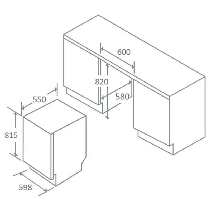 Prima F/I 12 Place Dishwasher - PRDW210 3 Prima F/I 12 Place Dishwasher - PRDW210 - Image 3