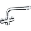Prima Classic Dual Lever Quarter Turn Mixer Tap - Chrome - BPR1055