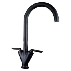Prima V Shape Dual Lever Mixer Tap - Black - BPR1059