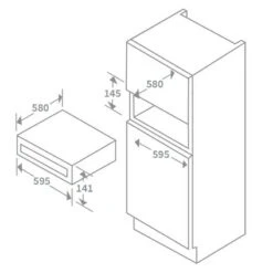 Prima+ 14cm Warming Drawer Stainless Steel - PRWD002 5 Prima+ 14cm Warming Drawer Stainless Steel - PRWD002 -Blanco Shop prima prdw002 installation dimensions