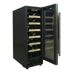 Prima 300mm Wine Cooler - Black - PRWC404