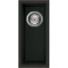 Reginox QUADRA 50 Elleci Granite 1 Bowl Kitchen Sink - Metaltek Black - QUADRA 50 B