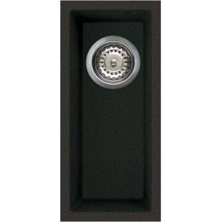 Reginox QUADRA 50 Elleci Granite 1 Bowl Kitchen Sink - Metaltek Black - QUADRA 50 B 1 Reginox QUADRA 50 Elleci Granite 1 Bowl Kitchen Sink - Metaltek Black - QUADRA 50 B