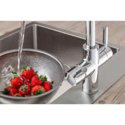 Rangemaster GEO Intense 4 In 1 Tap And Boiler - Chrome - GEO4TIDCM/ -Blanco Shop r a rangemaster geo4tidcm tap on