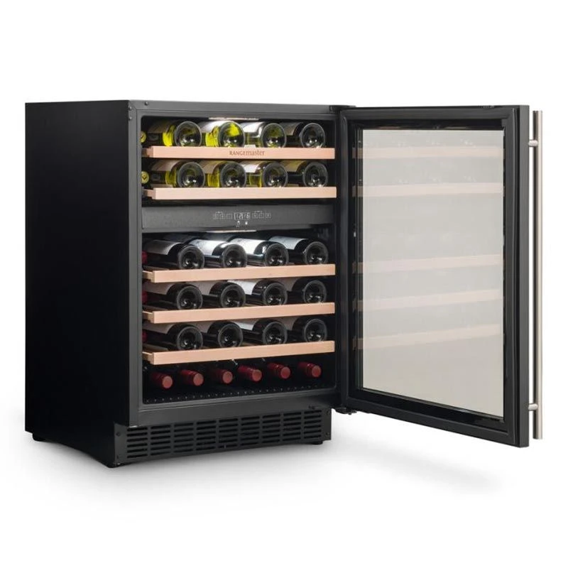 Rangemaster 60CM Dual Zone Wine Cooler - Black - RDZ6046BL/ 5 Rangemaster 60CM Dual Zone Wine Cooler - Black - RDZ6046BL/ - Image 5