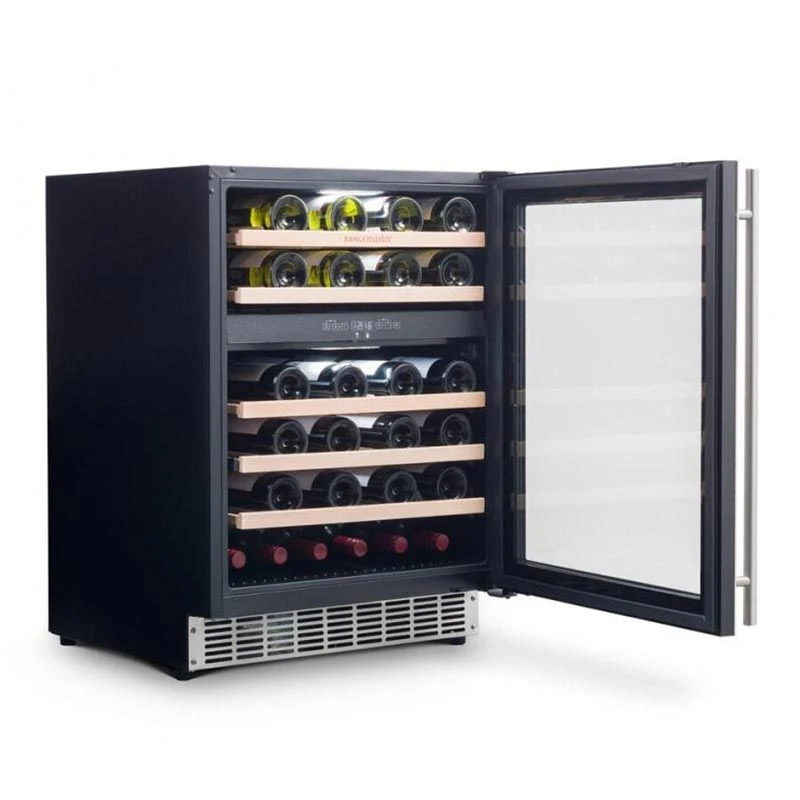Rangemaster 60CM Dual Zone Wine Cooler - Stainless Steel - RDZ6046SS/ 2 Rangemaster 60CM Dual Zone Wine Cooler - Stainless Steel - RDZ6046SS/ - Image 2
