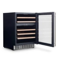 Rangemaster 60CM Dual Zone Wine Cooler - Stainless Steel - RDZ6046SS/ 8 Rangemaster 60CM Dual Zone Wine Cooler - Stainless Steel - RDZ6046SS/ -Blanco Shop r d rdz6046ss 3