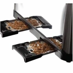 Russell Hobbs Futura 4 Slice Toaster - Stainless Steel - 18790 -Blanco Shop r u russell hobbs futura 18790 3